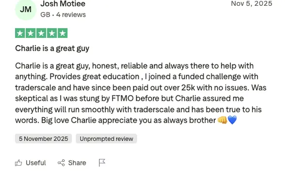 Trustpilot review