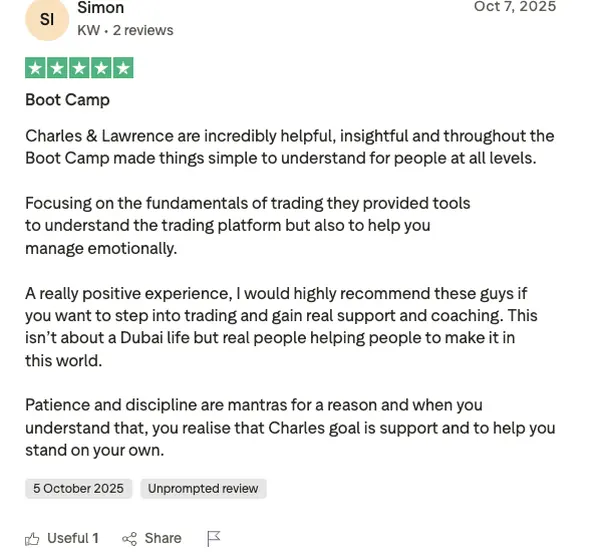 Trustpilot review
