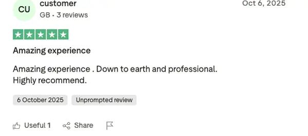 Trustpilot review